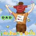 Father&#x92;s Day Greetings For Dad.
