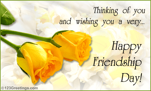 Friendship Day Greetings...