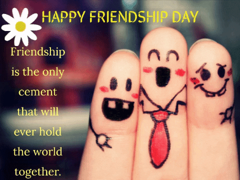 Happy Friendship Day Cute Wishes.