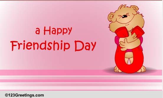 Friendship Day Hugs. Free Happy Friendship Day eCards, Greeting Cards ...