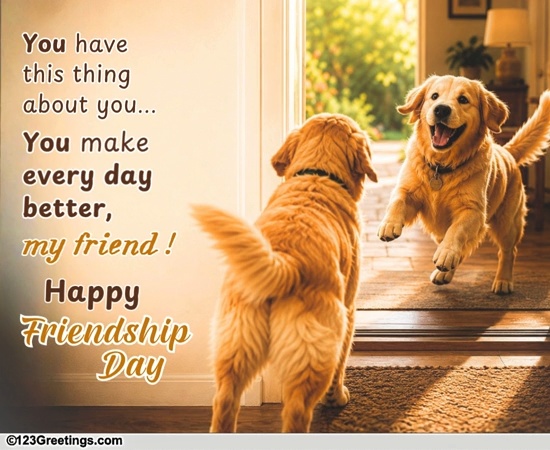 Genuine Love For A Friend