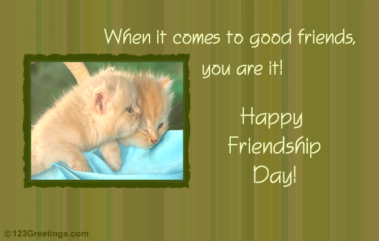 A Good Friend...