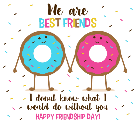 Donut BFF... Free Best Friends eCards, Greeting Cards | 123 Greetings