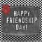 Happy Friendship Day Chalkboard.