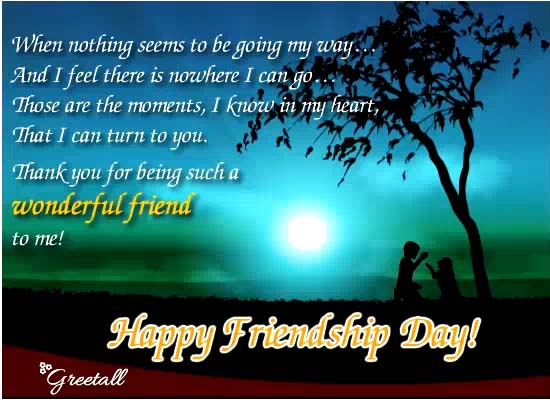 Being Such A Wonderful Friend! Free Best Friends eCards, Greeting Cards ...