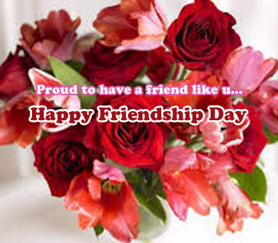 friendship day images with red rose