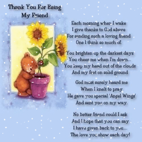 You My Thank You Poem.