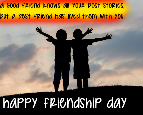 Happy Friendship Day Wish.