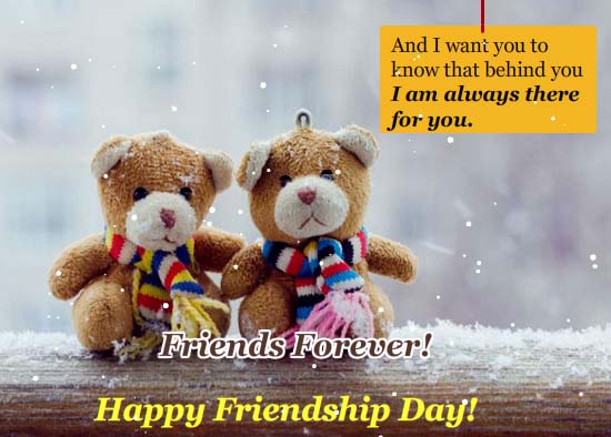 Always Beside You Forever. Free Friends Forever eCards, Greeting