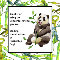 Thanks Friend With Panda Bear.