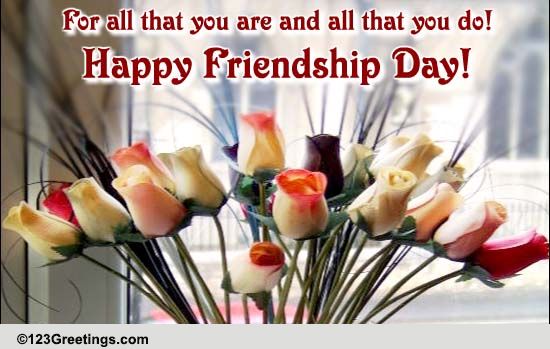Bunch Of Thanks On Friendship Day.