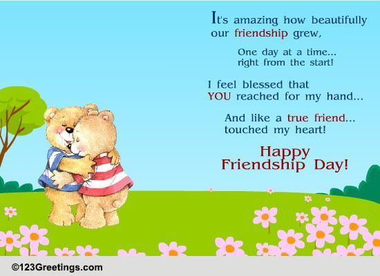 Like A True Friend... Free Friendship Thoughts eCards, Greeting Cards ...