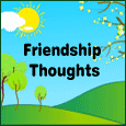 Your Friendship Brightens Up My Life.