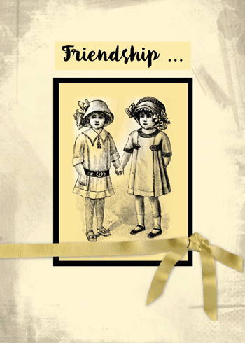 Vintage Friendship Girls.