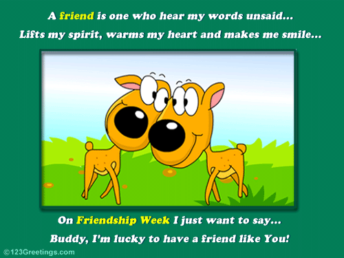 Lucky To Have A Friend Like You!