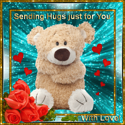 With Roses Too! Free Hug Month eCards, Greeting Cards | 123 Greetings