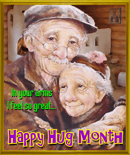 My Hug Month Ecard For You.