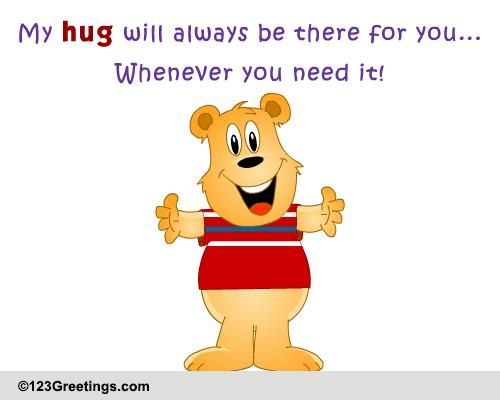 Spread Your Arms And Hug Tight! Free Hug Month eCards, Greeting Cards ...