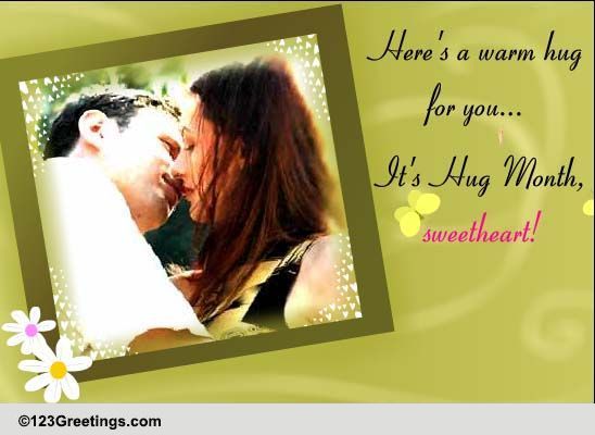 A Heartfelt Hug Month Wish!
