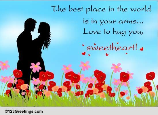 Hug Your Sweetheart Day Cards Free Hug Your Sweetheart Day Wishes 123 Greetings