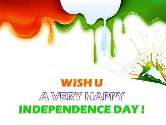 Joyful Greetings On Independence Day.