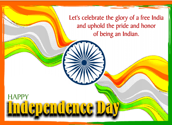 Celebrate The Glory Of A Free India.
