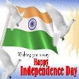 A Happy Independence Day Card.