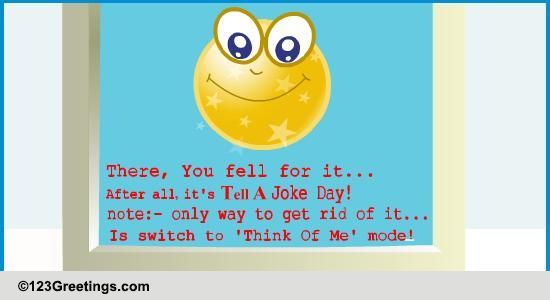 A Fun Filled Tell A Joke Day Card!