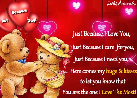 Just Because Of Love! Free Just Because Day eCards, Greeting Cards ...