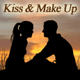 Send Kiss And Make Up Day  Ecard!