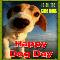 A Cute Dog Day Card.