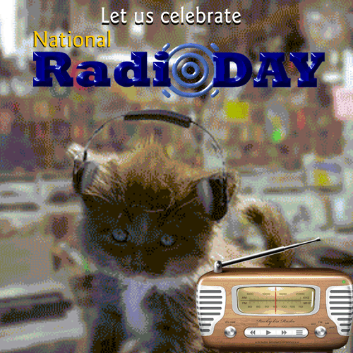 Celebrate National Radio Day.
