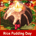 Rice Pudding Day Fun Message...