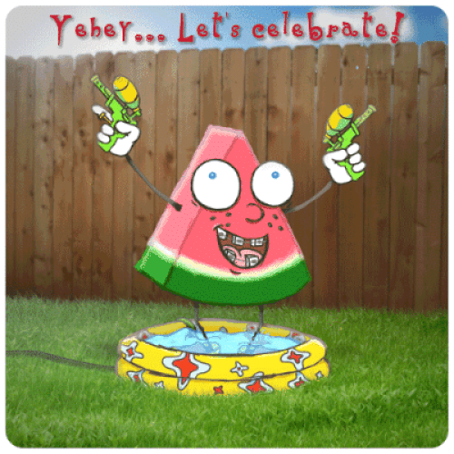 My Watermelon Day Card For You!