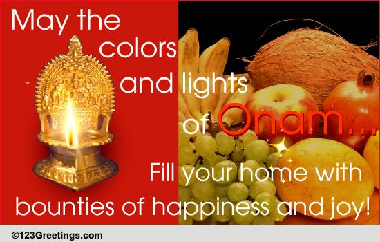 Bounties Of Happiness & Joy On Onam!
