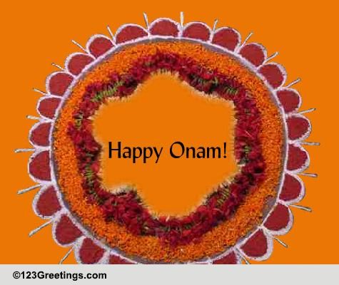 Onam Wishes From Afar...