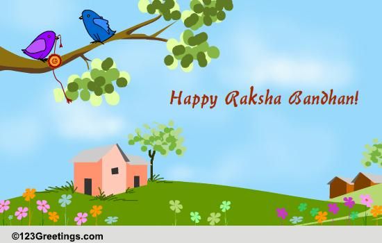 Rakshabandhan Wishes Across The Miles!