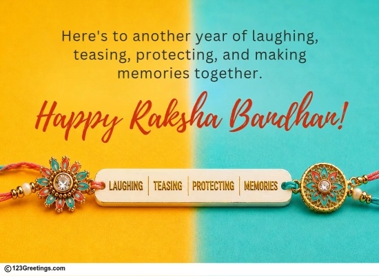 A Warm Raksha Bandhan Wish For Brother