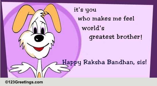Rakshabandhan Wishes For Your Sister!