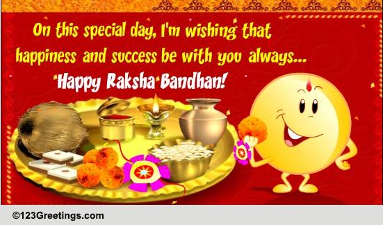 Send Fun Rakshabandhan Wishes!