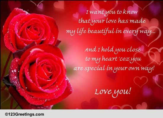 Love You... Free Romance Day eCards, Greeting Cards | 123 Greetings