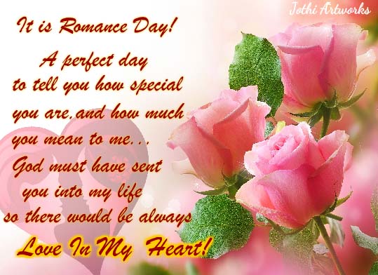 Send Romance Awareness Day Ecard!