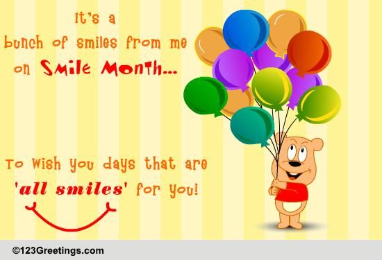 Bunch Of Smiles On Smile Month.