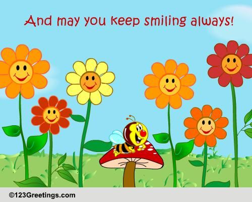 A Warm Wish On Smile Month. Free Smile Month eCards, Greeting Cards ...