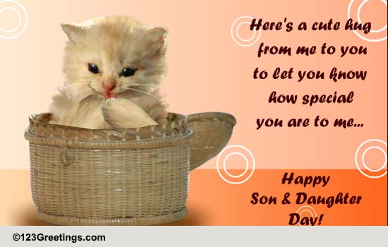 A Cute Wish For Your Son & Daughter!