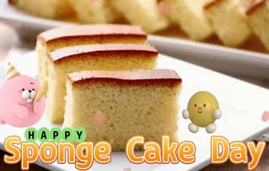 Soft And Delicious Sponge Cake. Free Sponge Cake Day eCards | 123 Greetings