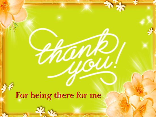 My Thank You Day Card For You.