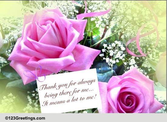 Send A Heartfelt Note Of Thanks!