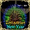 A Zoroastrian New Year Greeting Card.