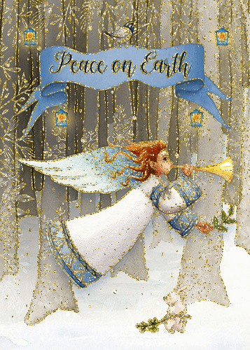 Peace On Earth Christmas Angel.